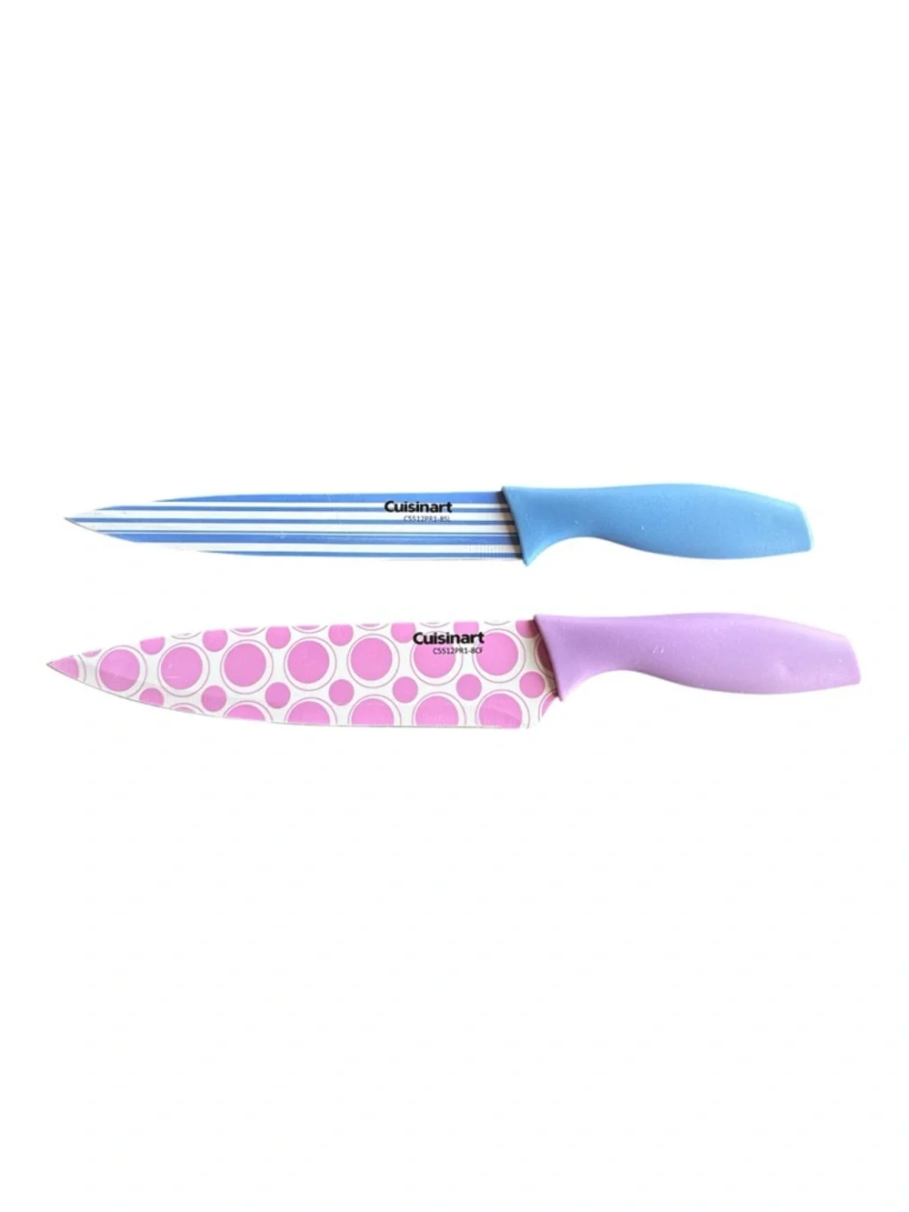 Cuisinart Nonstick Kitchen Knife Lot Chef Slicing Knife 8 Inch W Covers‎
